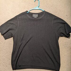 Women's Casual Grey Knit Style T-shirt